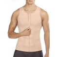 thumbnail image 2 of Camiseta Sin Mangas De Compresión Junlan Para Hombre Con Cremallera, Fajas Para El Cuerpo Para Hombres, 2 of 4