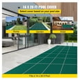 thumbnail image 2 of Inground Pool Safety Cover 14x26ft Rectangle - Green Mesh - Winter Pool Cover with Hardware, 2 of 5
