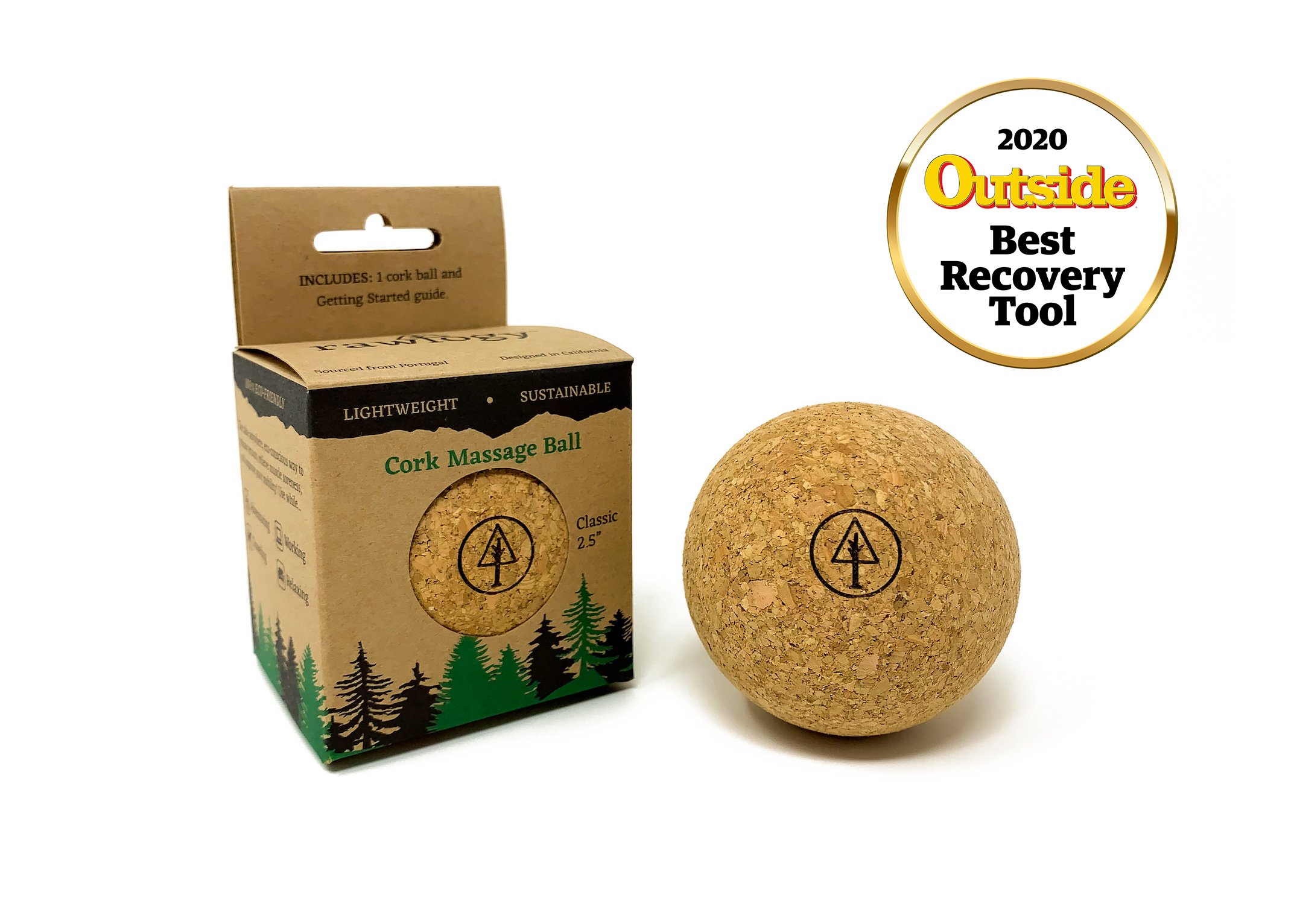 Rawlogy Cork Massage Ball