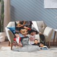 thumbnail image 4 of Blanket Anthony Ramos Soft and Comfortable Wool Fleece Throw Blankets Gift for Home Decoration Sofa Office car Camping Yoga Travel Home Decoration Cozy Plush Beach, 4 of 5