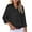 Black, variant on Kaemgyyd Shirt for Women Casual Bow Tie Front Long Sleeve Tops Solid Button down Tunic Blouses Trendy Cute Going out Clothes