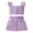 Purple, variant on Bagilaanoe 2Pcs Little Girls Summer Clothes Toddler Ruffle Sleeveless Tank Tops + Skirt with Belt 18M 24M 3T 4T 5T 6T Kids Casual Skirt Set