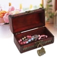 thumbnail image 4 of Pirate Treasure Box, Elegant Metal Lock Wood Storage Box Gift  For Women For, 4 of 8