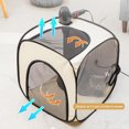 thumbnail image 4 of SPRING PARK Pet Play Portable Foldable Dog Cat Drying Box Hair Dryer Cage Tent Puppy Oxford Cloth Bath Grooming House Room, 4 of 7