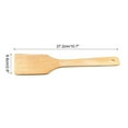 thumbnail image 2 of DEELLEEO Kitchenware Wooden Wood Flat Cooking-Serving Spatula Spoon Paddle Spoon Beige, 2 of 5