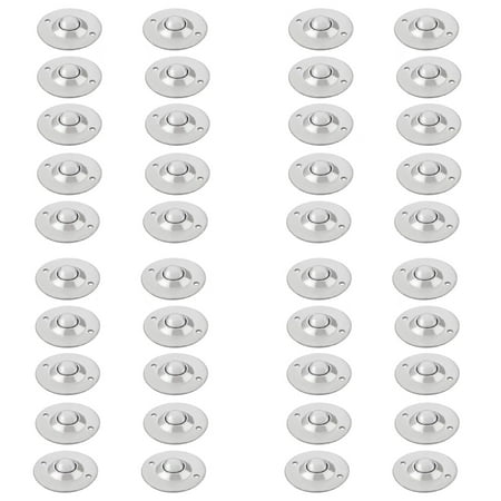 

40Pcs -16B 5/8-Inch Steel Roller Ball Flange Conveyor Unit