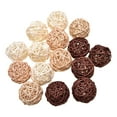 thumbnail image 2 of 15 Pieces Wicker Rattan Balls Decorative Orbs Vase Fillers for Craft DIY, 2 of 14