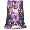 thumbnail image 2 of Cute Umbreon Soft Lightweight Bed Blankets Plush Fuzzy Cozy Blanket Microfiber Throw Blanket for Couch, 2 of 9