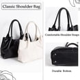 thumbnail image 3 of KAWELL Women Tote Bag Large Satchel Bag Stylish Hobo Handbag Shoulder Bags Casual Fashion Black, 3 of 6
