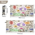 thumbnail image 3 of GZHJMY Funny Yoga Doggy Beach Towel Oversized Towel Blanket, Thin Lightweight Microfiber Sand Free Quick Dry Towel, 30”X60” Multipurpose Pool Bath Yoga Swim Shower Towel, 3 of 7