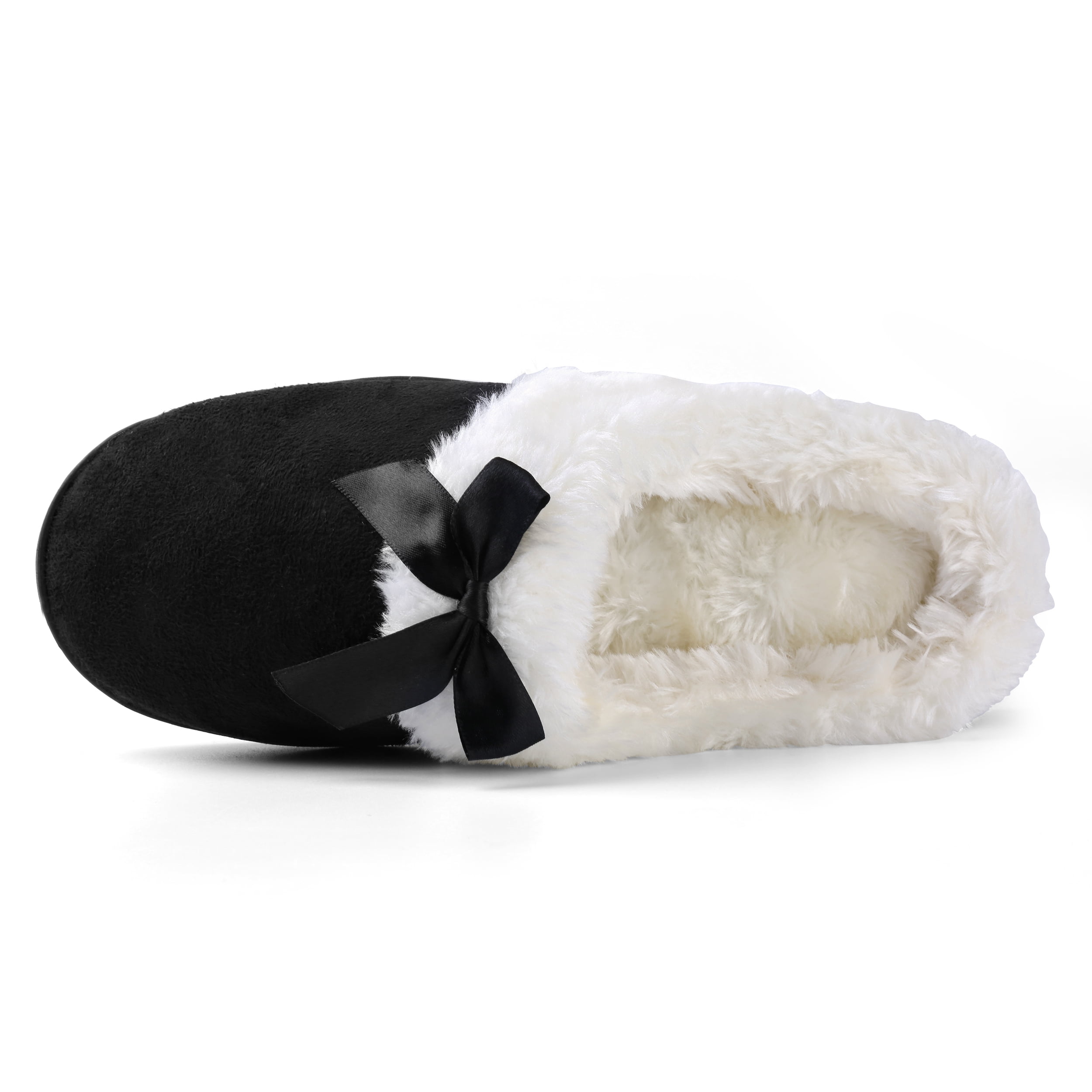 Aerusi Edit Bow Scuff Slip-on Indoor Slippers
