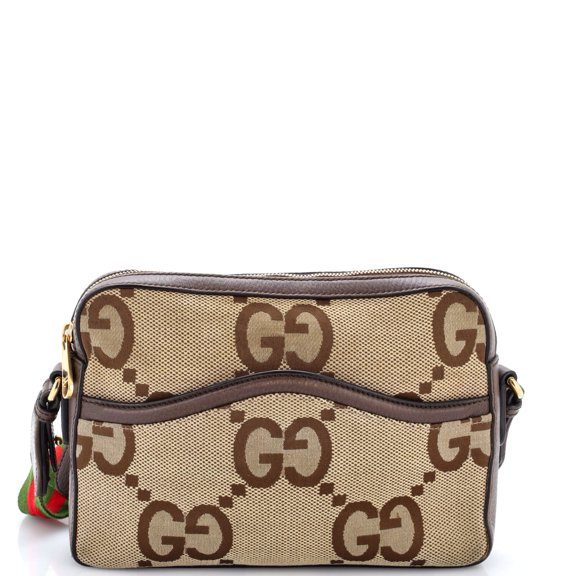 Pre-Owned Messenger Bag Jumbo GG Canvas By Rebag