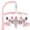 Deep Pink, variant on Blublu Park Baby Crib Musical Mobile, Woodland Rotating Toys 3 Modes 12 Lullabies Nursery Decor, Pink