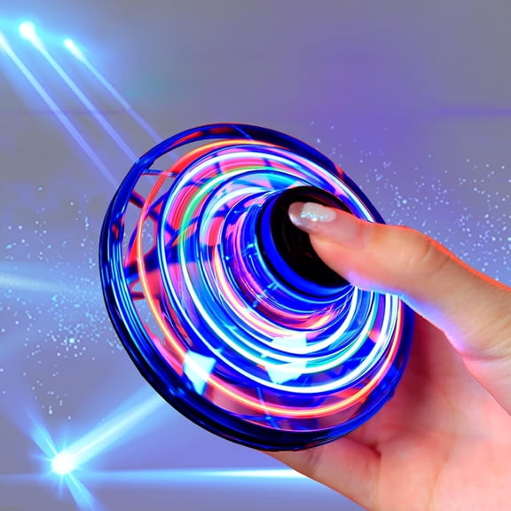 Flying Spinner Mini Drone Hand Operated, Mini Flying Ball Toys, Upgraded Flying Fidget with 360 Fly Rotating for Girls Boys Adults,Cool Fly UFO Magic Flying Orb Indoor Outdoor Christmas Birthday Gift