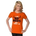 thumbnail image 3 of I Like Big Bucks Funny Hunting Womens Slim Fit Graphic Tee Brisco Brands S, 3 of 5