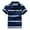 Navy, variant on WOYY Little Boys Summer Striped Polo Shirt Kids Casual Short Sleeve T-Shirt, Sizes 3-14