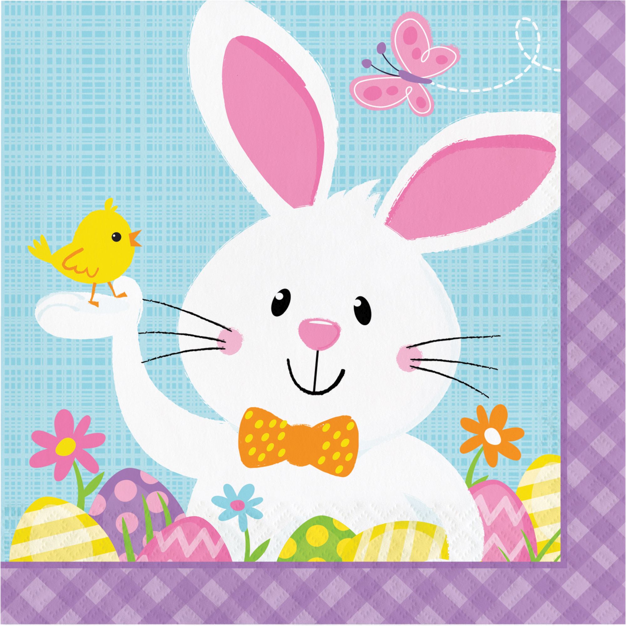 Easter Bunny Business 16 Ct Luncheon Napkins 2 Ply Paper