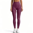 thumbnail image 4 of idosla Anti Cellulite Compression 3D Leggings Women Lifting Tummy Control with Resistance Bands Yoga Pants High Waist (Brick Red, XXL), 4 of 7