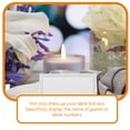 thumbnail image 4 of 100pcs Diy Blank Table Seat Card Party Use Blank Place Card Dining Table Paper Name Card, 4 of 5