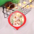 thumbnail image 4 of Navidad boscosa mini ornamento santa claus colgando batería ventana ventana decoración de la pared casa rústico año nuevo arte decoración bola Kearding HA009996-02, 4 of 6
