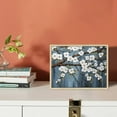 thumbnail image 3 of Nawypu Large Canvas Framed Wall Art White Flowers, Pictures, Modern Canvas Wall Art for Living Room, Bedroom Family Wall Decor Decoration, 3 of 4