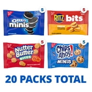 Nabisco Classic Mix Variety Pack, OREO, CHIPS AHOY!, Nutter Butter, RITZ Bits Cheese, 20 Snack Packs