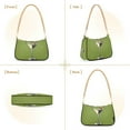 thumbnail image 7 of FORMRS Womens Shoulder Bag with Chain Strap Clutch Purse Cute Tote Handbag, Light Black Martini, 7 of 7