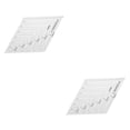 thumbnail image 4 of Yuarrent Regla artesanal para acolchar, regla de costura de plástico, regla a escala, bordado DIY a escala Type1 NO1 Yuarrent CBP154633, 4 of 6