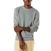 Dockers GREY HEATHER Textured Crewneck Sweater, US Large