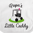 thumbnail image 4 of Inktastic Papa Little Golf Caddy Boys or Girls Baby Bib, 4 of 4