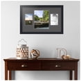 thumbnail image 2 of ArtToFrames Collage Photo Picture Frame with 1 - 8x10 and 2 - 4x6 Openings, Framed in Black with Charcoal and Black Mats (CDM-3926-75), 2 of 8