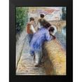 thumbnail image 2 of Pissarro, Camille 11x14 Black Modern Framed Museum Art Print Titled - Fishermen, 2 of 5