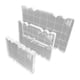 thumbnail image 1 of Juego de bloques de sellos acrílicos de 3 piezas con rejillas, placas de transferencia livianas, bloques de sellos, herramientas de estampado para eti, 1 of 7