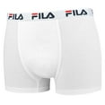 thumbnail image 2 of Fila Men's Boxer Shorts, Pack Of 2 - Cotton, Plain White S (Small), 2 of 3