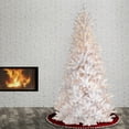 thumbnail image 4 of National Tree Company Pre-Lit Artificial Full Christmas Tree, White, Dunhill Fir, White Lights, Includes Stand, 7.5 Feet, 4 of 4
