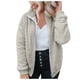 thumbnail image 2 of Puntoco Mujer Tallas Grandes Sudadera Estrella Invierno Cálido Cremallera Bolsillos Abrigo Outwear Puntoco Puntoco-1, 2 of 5