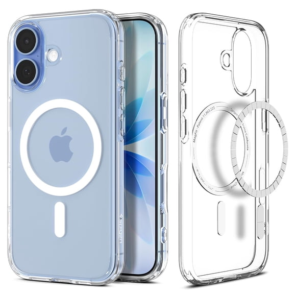 Spigen iPhone 17 Case Ultra Hybrid MagFit Clear Anti-Yellow