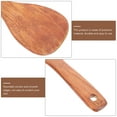 thumbnail image 2 of FRCOLOR Rice Spatula 4 Pcs Wooden Rice Spoons Non-stick Rice Spoons Practical Kitchen Rice Spoons,8.66"X3.15"X0.2", 2 of 5