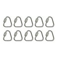 thumbnail image 2 of US STAINLESS 10 Pcs Acier Inoxydable 316 Delta Lien Rapide 1/4 Pouces (6mm) Triangle de Qualité Marine, 2 of 4