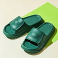 thumbnail image 4 of Vedolay 2023 Mens Slippers Slippers for Men Open Toe Cushioned Thick Sole Soft Slippers,Green 42, 4 of 4