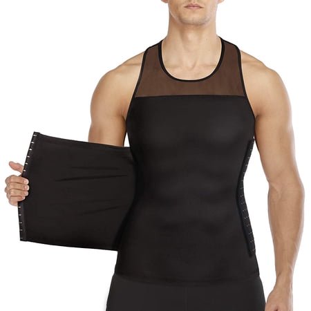 Chaleco moldeador para hombre Nebility, control de abdomen y efecto adelgazante