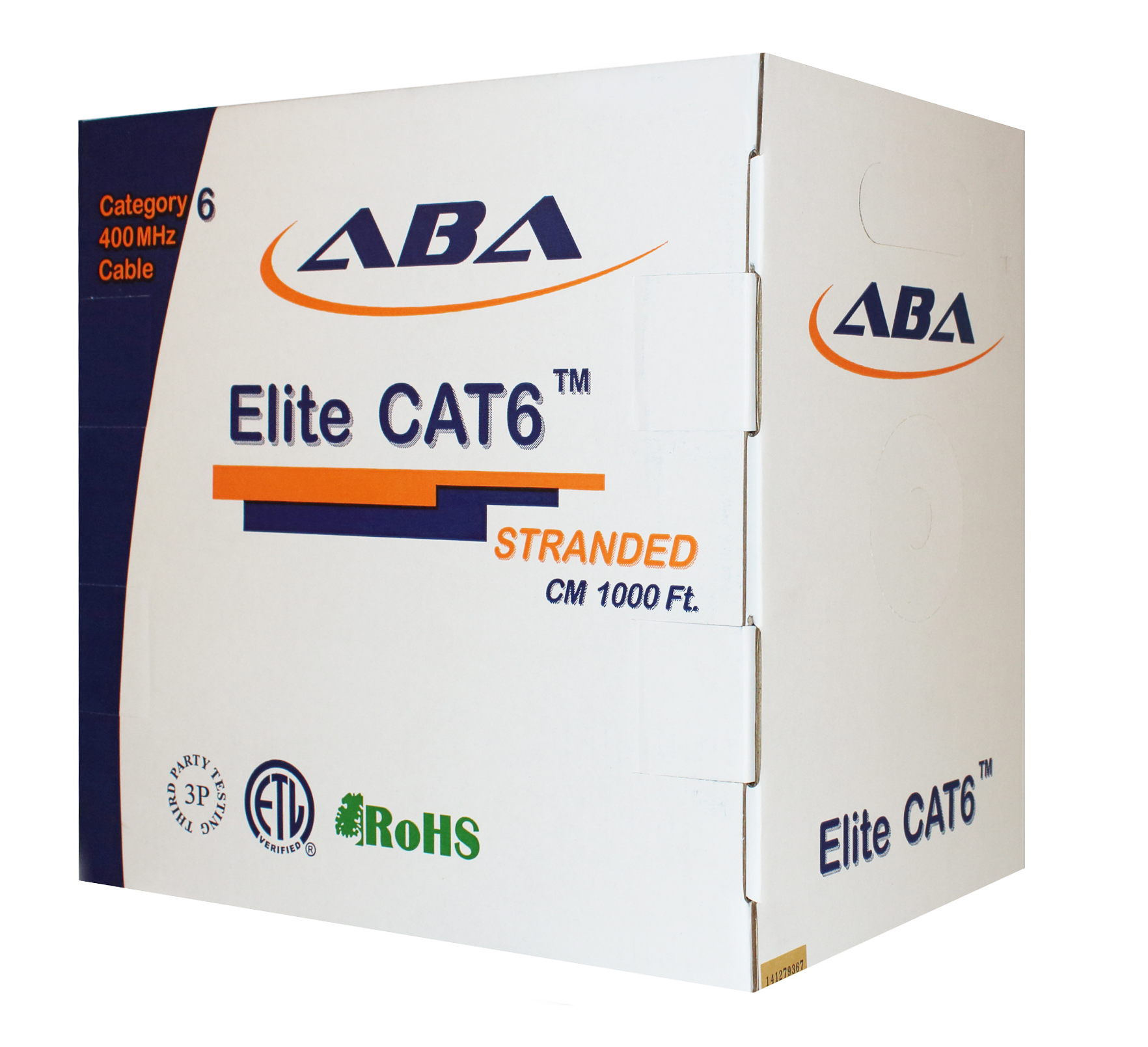 Amerimax Global 12/" 1 Ft CAT6 UTP Ethernet Network Patch Cable White 550MHz