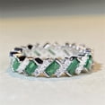 thumbnail image 5 of YYKihy Geometric Zircon Ring And Simple Design Shining Jewelry That Highlights Modern Style And Charm Perfect For Mothers And Friends, 5 of 6