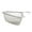 Grey, variant on Kitchen Sink Triangular Drain Set - Stainless Steel, Multifunctional - Food Waste Filter