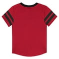 thumbnail image 3 of Toddler Outerstuff Red/Black Atlanta Falcons Red Zone V-Neck T-Shirt & Pants Set, 3 of 5