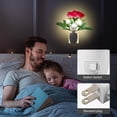 thumbnail image 6 of TaTaai 4Pcs Plug-in Night Light, LED Mushroom Night Light Wall Based Flower Lamp Energy Efficient Nightlight for Room, Bedroom, Lounge, Hallway and Stairs, 6 of 7