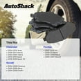 thumbnail image 3 of AutoShack Front Premium Ceramic Brake Pad Set Replacement for 2013-2015 Chevrolet Spark 2004-2011 Chevrolet Aveo 2004-2008 Suzuki Forenza 2007-2010 Pontiac G3 2005-2008 Suzuki Reno 4-PC, 3 of 5