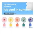 thumbnail image 3 of Mini USB Handheld Fan Multi-Functional Desktop with Stand Eectric Fan Students Outdoor Portable Portable Small Fan D, 3 of 8