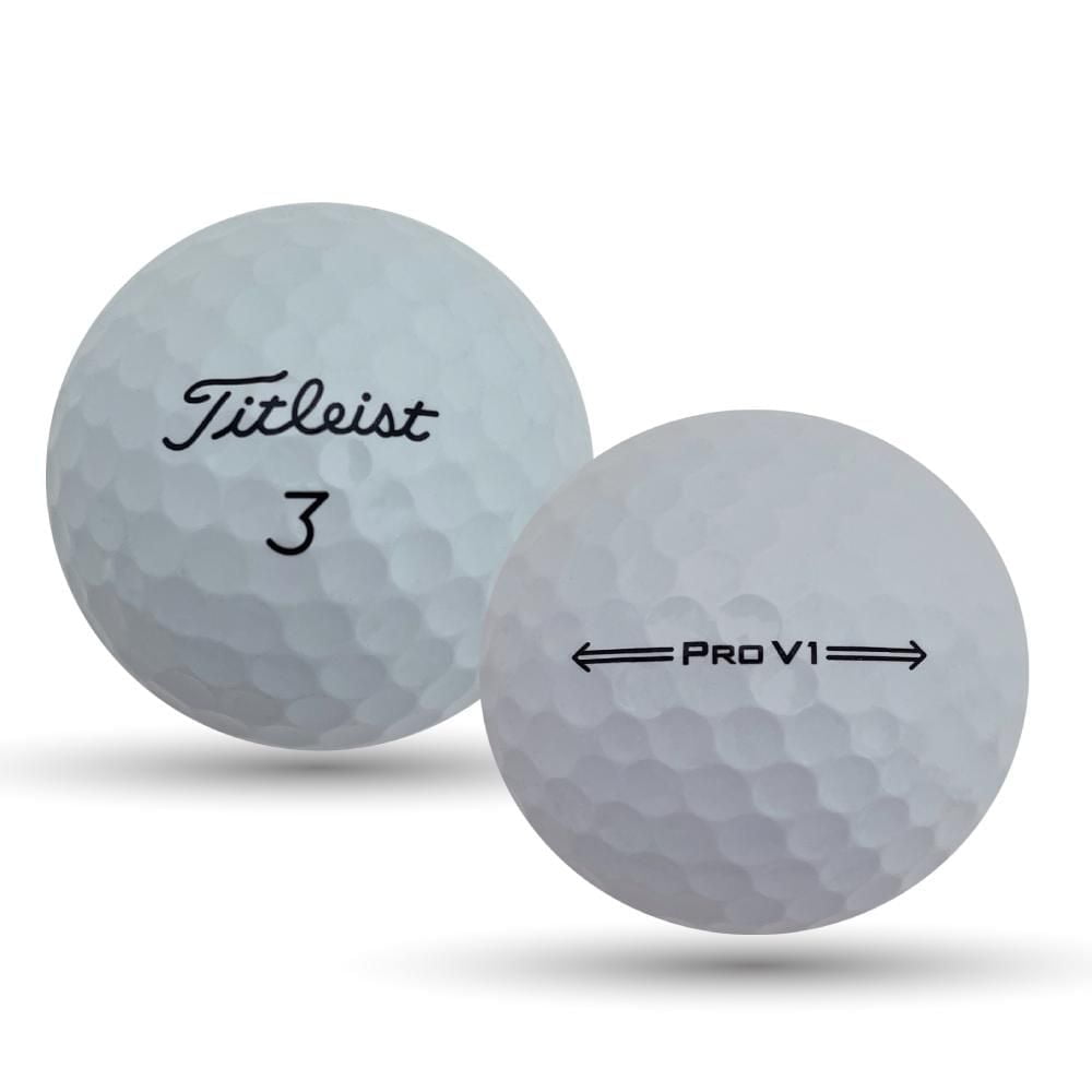 Mulligan - 36 Titleist Prov V1 2022 5A Recycled Used Golf Balls, White