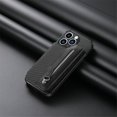 thumbnail image 2 of Allytech Fiber Pattern Zipper Wallet Phone Case for iPhone 13 Pro Max with Card Slots Kickstand Magnetic Closure Durable Shockproof Cover For iPhone 13 Pro Max,Black, 2 of 7